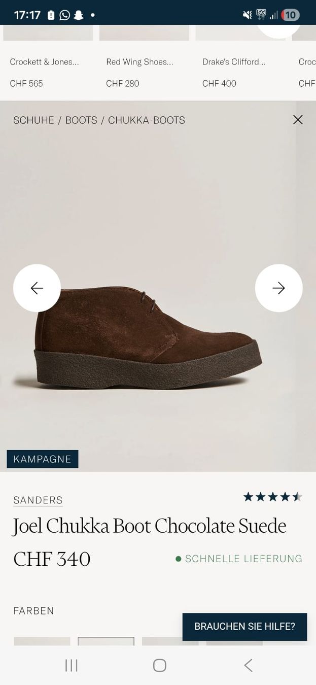 Scarpe da uomo: CHAUSSURES SANDERS, Pointure : 42 – Usato da Le Locle venduto da marylise01 4