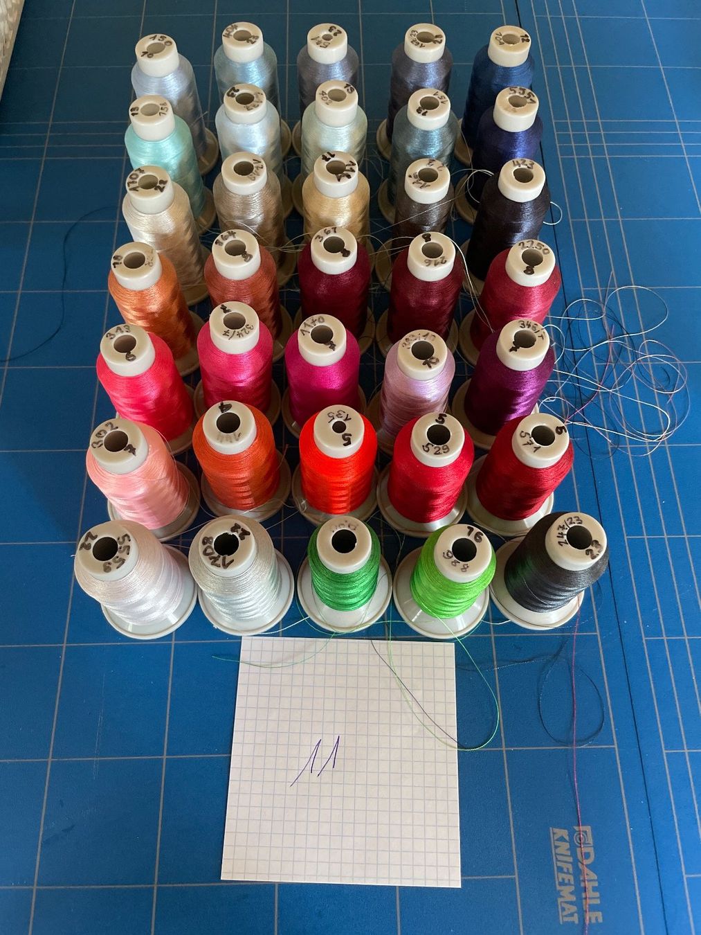 Kordeln & Faden: Stickfäden Poly-Soft – Gebraucht aus Grabs von naehtreff