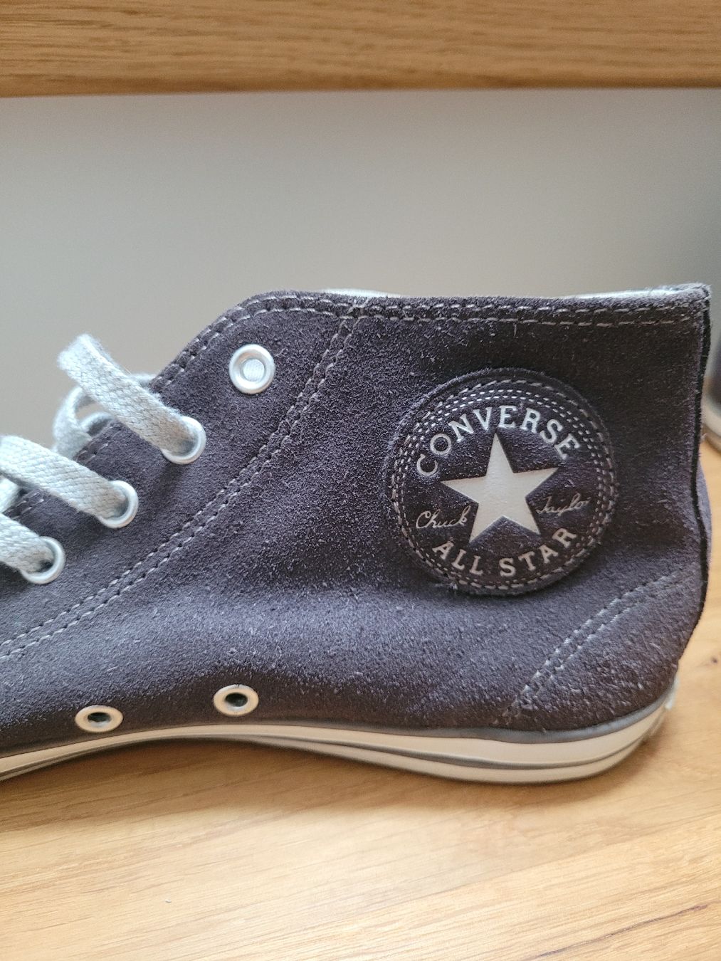 Converse Scarpe da donna: Damen Converse, Wildleder grau – Usato da Bennau venduto da Moonshine_68 3
