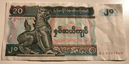 Myanmar 20 Kyats