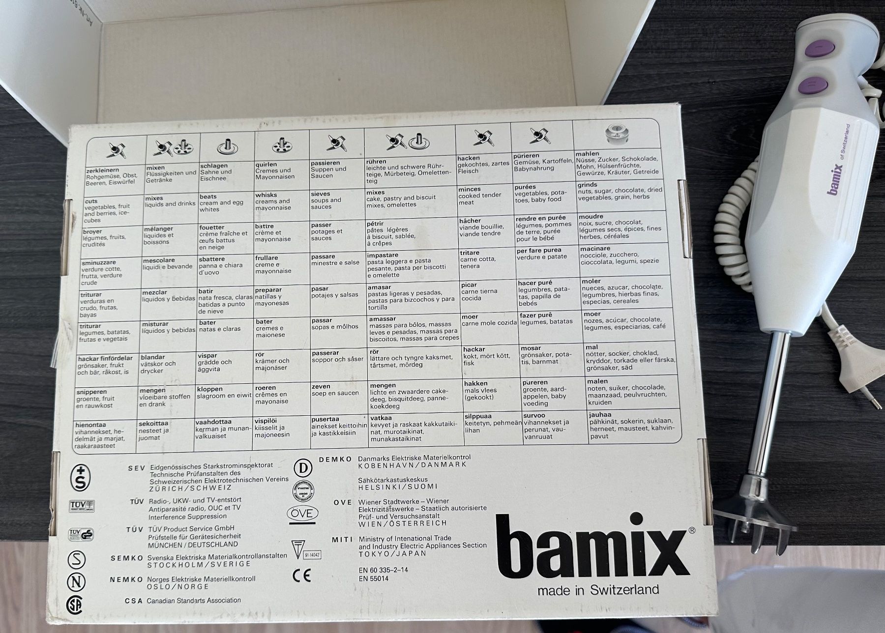 Bamix Elettrodomestici da cucina: bamix Mixer Stabmixer Typ M133 – Usato da Zürich venduto da brazerola 6