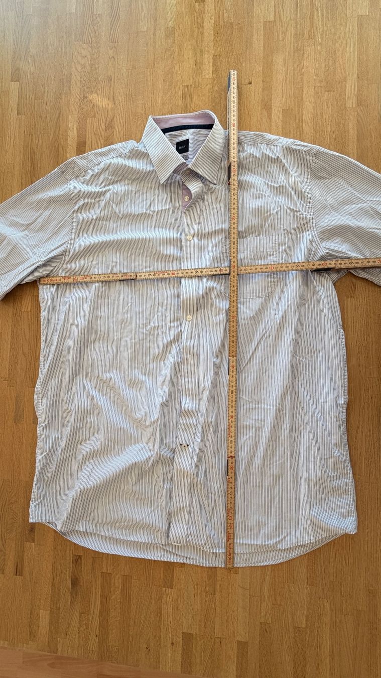 Camicie: Hemd - KAUF Kurzarm grau Regular Fit Gr. 46 – Usato da Winterthur venduto da Secondhand-Family 2