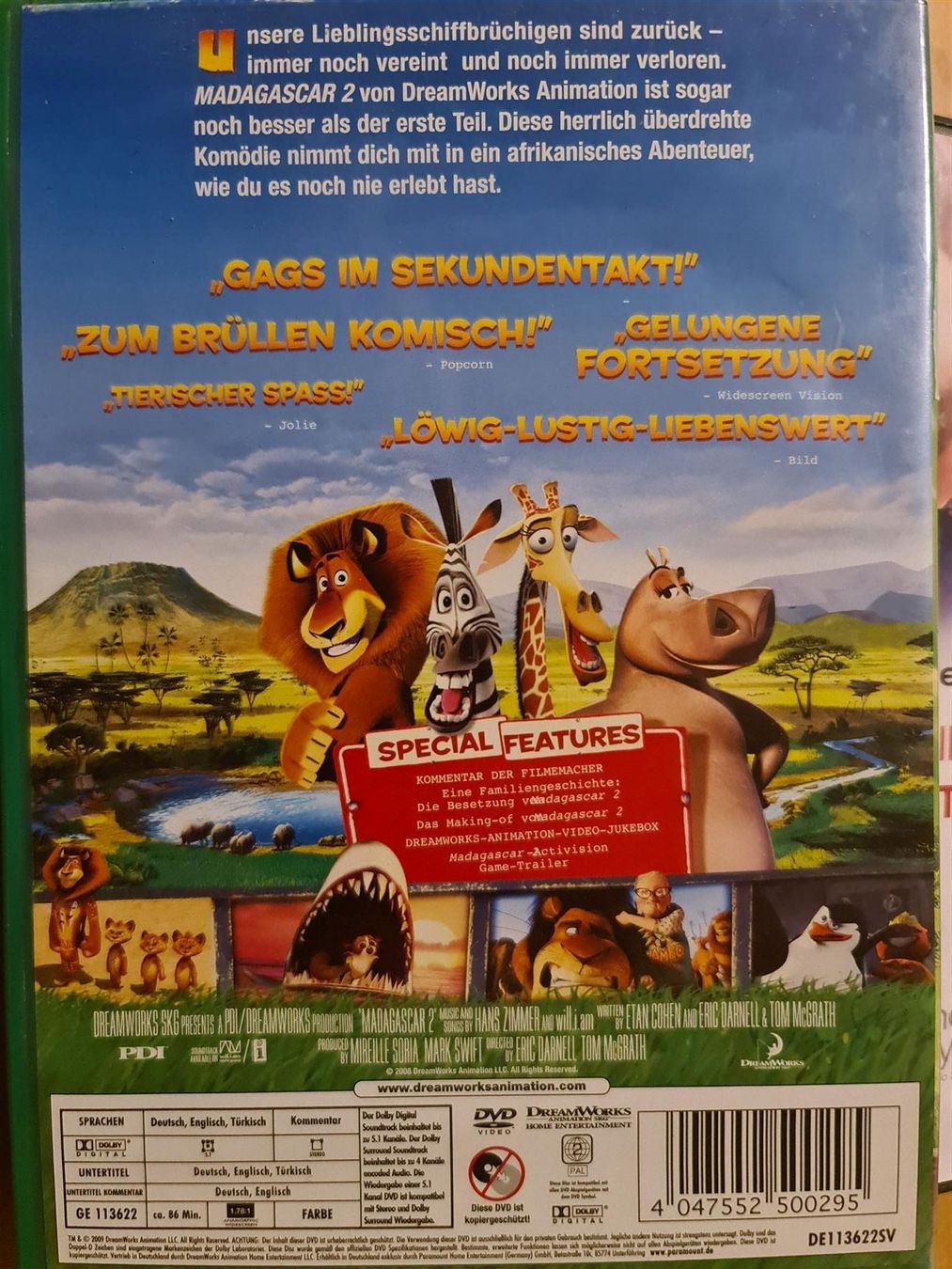 Alle DVDs: Madagascar 2 – Gebraucht aus Dintikon von Vexi 1