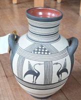 Dekorative Vintage Vase mit Vogelmuster - Sammlerstück!