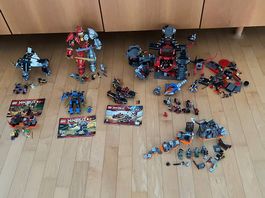Verschiedene Lego Ninjago -Lego Nexo Knights