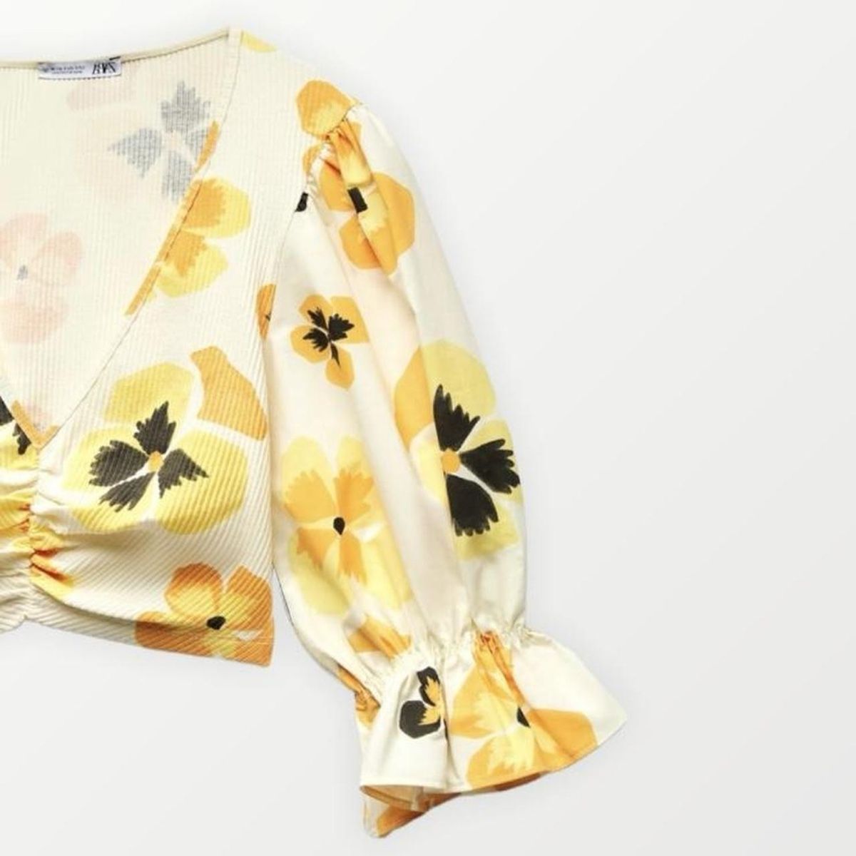 Zara Top: Zara Floral Crop Top – Nuovo e nell'imballaggio originale da Basel venduto da 1moonstar 2