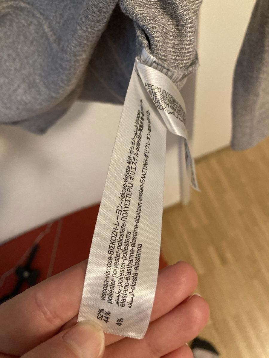 Zara Maglioni & Felpe: Graues leichtes Pulli / langarmiges Shirt – Usato da Urtenen-Schönbühl venduto da alessibas 2