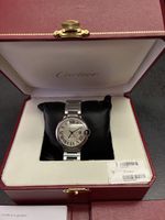 Montre Cartier ballon automatique bleu 36mm