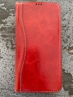 iPhone Hülle für iPhone 11 Pro Max, rot, aus Leder