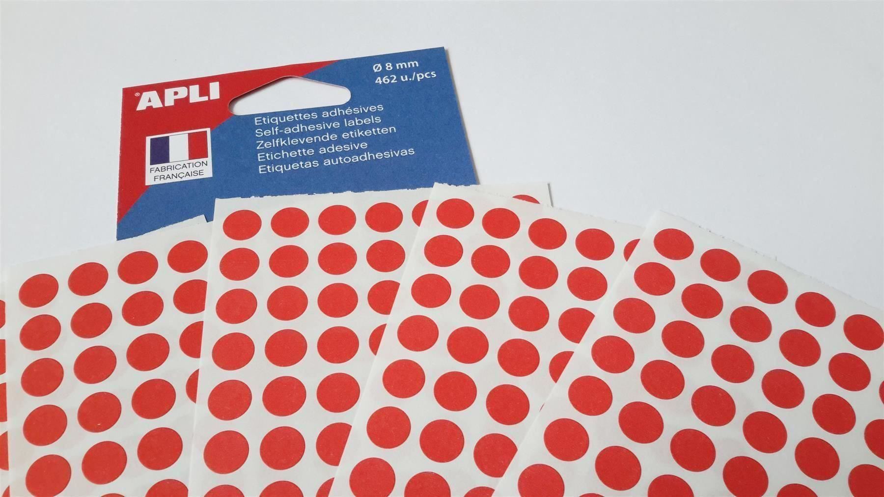 Sticker: Markierungspunkte, rot, 8mm, 462 Stück – Nuovo e nell'imballaggio originale da St. Gallen venduto da cointec 4