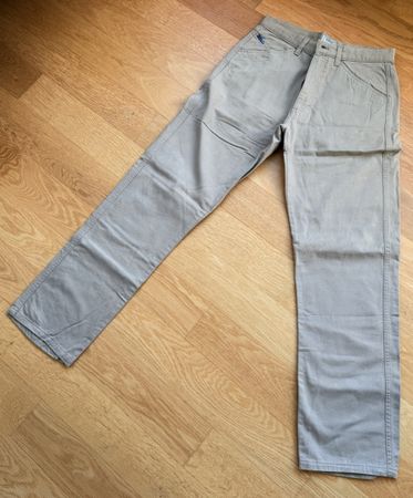 Vintage Versace Sport Hose, Sandfarben, Gr. W30 L34 