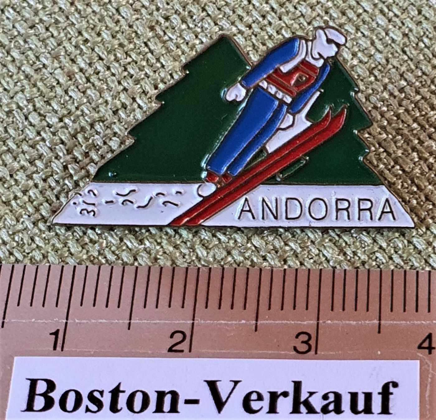Placchette & Badge: C125 - Pin Skispringer Andorra – Usato da Reinach BL venduto da Boston-Verkauf 1