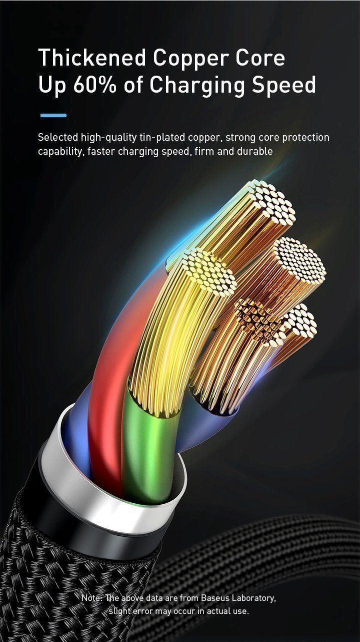 Cavi: Baseus Cafule Cable 100cm Type-C vers Type-C PD2.0 60W 3A – Nuovo e nell'imballaggio originale da Morges venduto da DigiAC 6