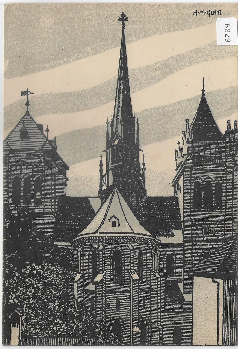 Cartoline postali: Carte Mono - Geneve - SBB No. 23 – Usato da Ettingen venduto da Kartenplanet