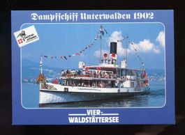 Vierwaldstättersee, Dampfschiff Unterwalden 1902