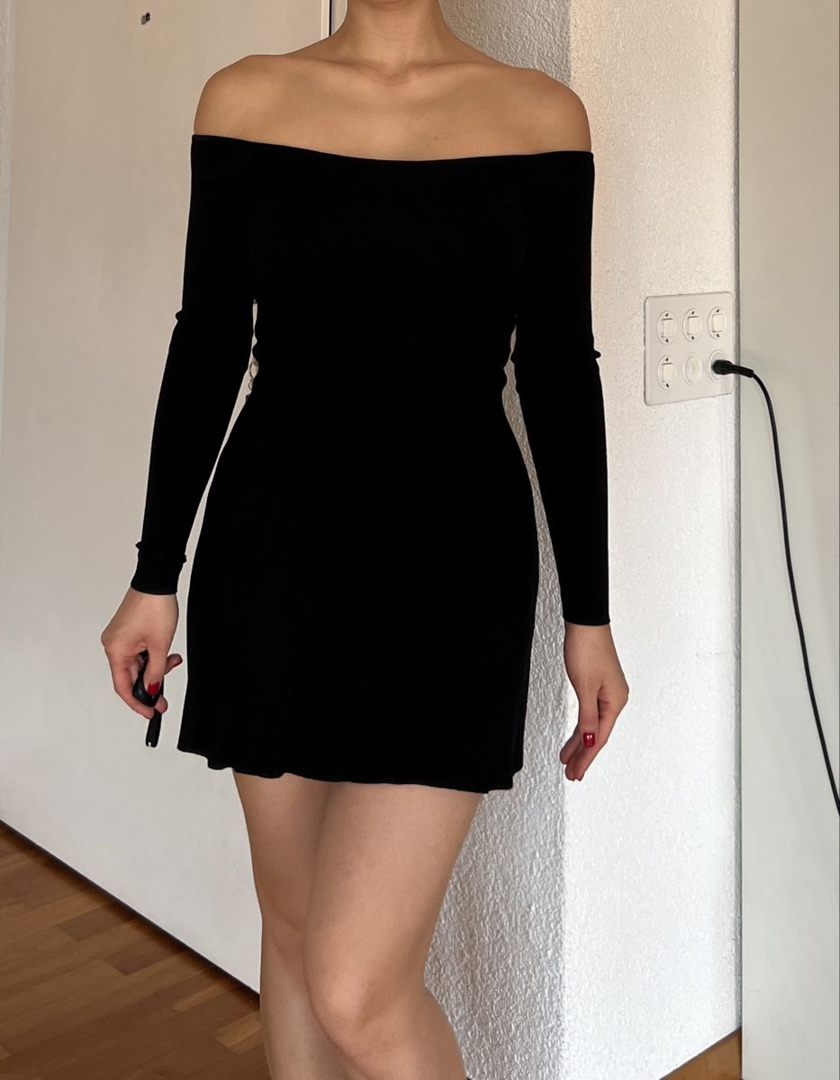 Zara Kleider: Cute black mini dress from Zara – Neu (gemäss Beschreibung) aus Zürich von eli_t8nw 3
