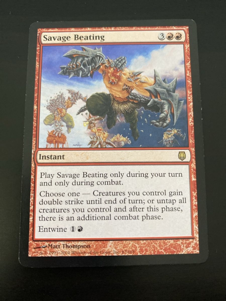 Magic The Gathering Cartes à collectionner: Savage Beating – D'occasion à Oberglatt ZH par Finlandia1