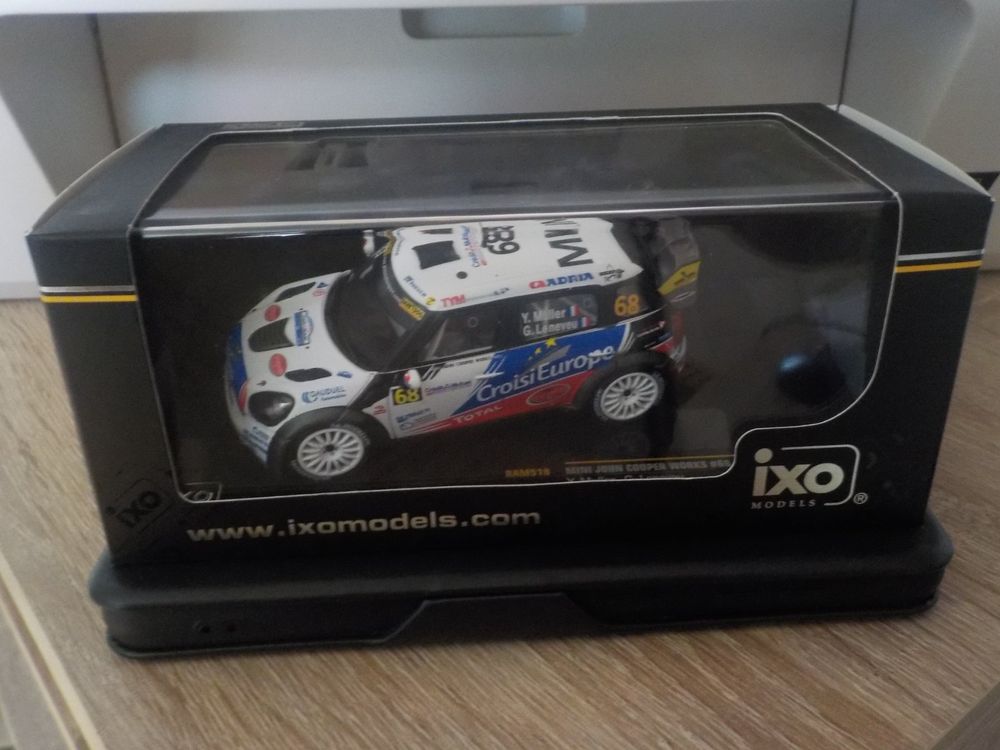 Ixo RAM518 1:43 Mini John Cooper Works #68 Rallye de France 2012 Untouched