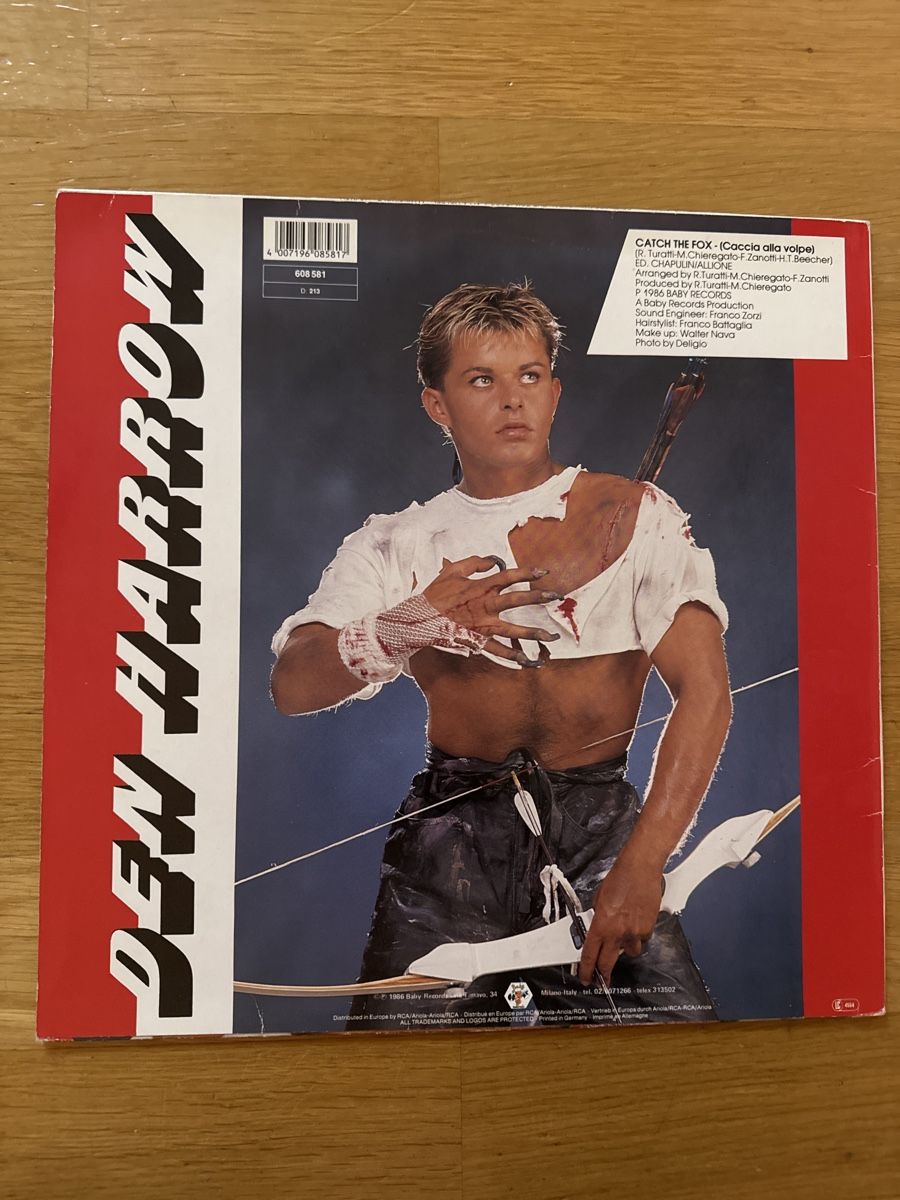 Dischi in vinile: Den Harrow - Catch The Fox - 12" Maxi - Italo Disco – Usato da Rorbas venduto da BlackstarRecords 1