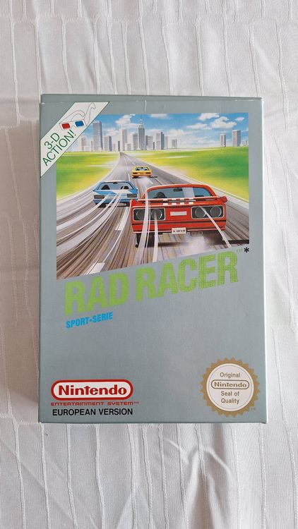 Rad Racer NES + OVP + Anleitung - sehr schöner Zustand (Gebraucht) in ...