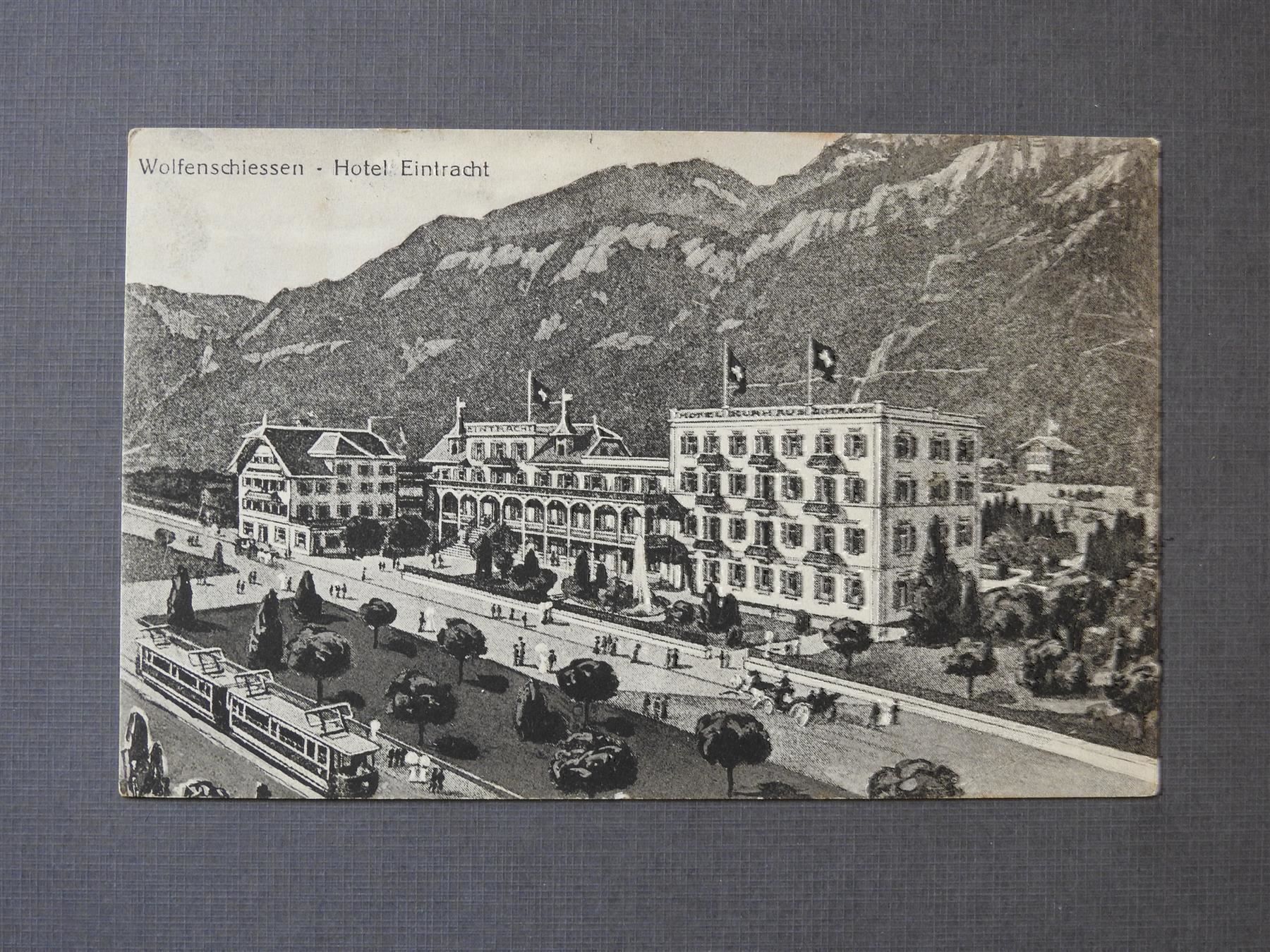 Cartoline postali: Wolfenschiessen Hotel Eintracht – Usato da Rain venduto da 999-800-K