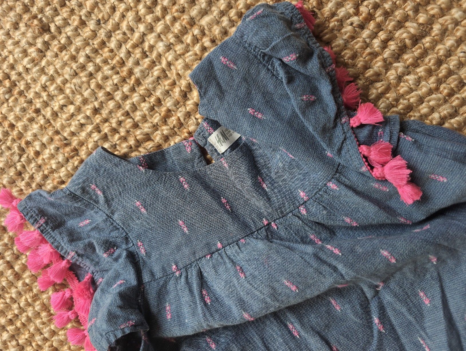 H&M Vestiti & Gonne: Sommerkleid Mädchen Gr. 122 Fransen – Usato da Buchberg venduto da jfcors 1