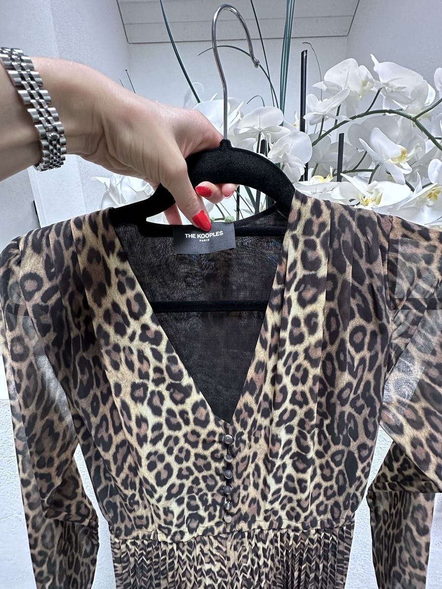 Kleider: THE KOOPLES  Kleid in Leomuster LP 450.- – Neu und originalverpackt aus Buchs ZH von KittyInStyle 1
