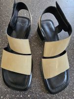 Agnesse Sandalen, gelb, Leder, Gr. 36