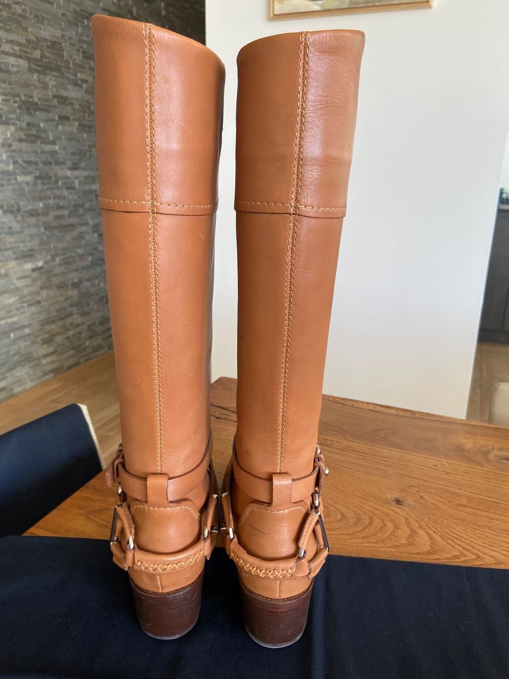 Ralph Lauren Damenschuhe: RALPH LAUREN - Sublime Bottes Camel - 38 – Gebraucht aus Chardonne von  2