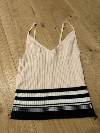 Kendall & Kylie Top Gr. XS Sommer Crop gestreift