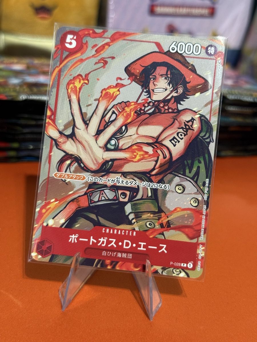 Bandai Carte collezionabili: Portgas.D.Ace (P-028) – Nuovo (secondo la descrizione) da Bern venduto da Ludixii