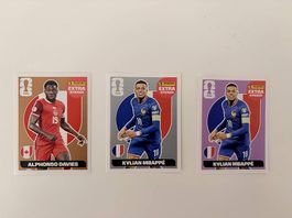 3 Extra Stickers Panini FIFA World Cup