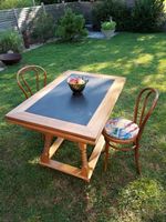 Schiefertisch ausziehbar - Nussbaum