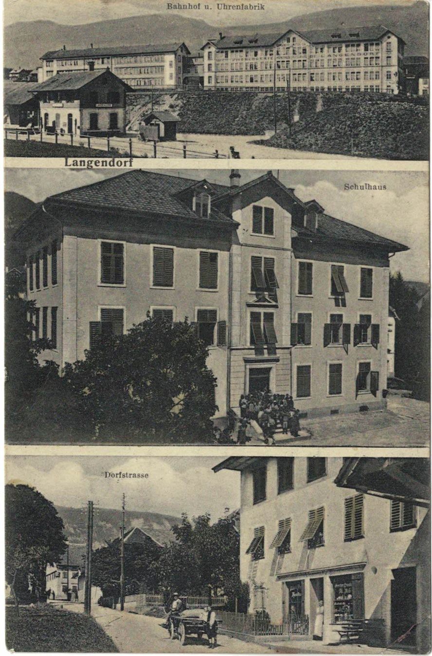 Cartoline postali: Langendorf SO 3 Bildkarte Nr.3030b , 1923 – Usato da Solothurn venduto da Bepposol