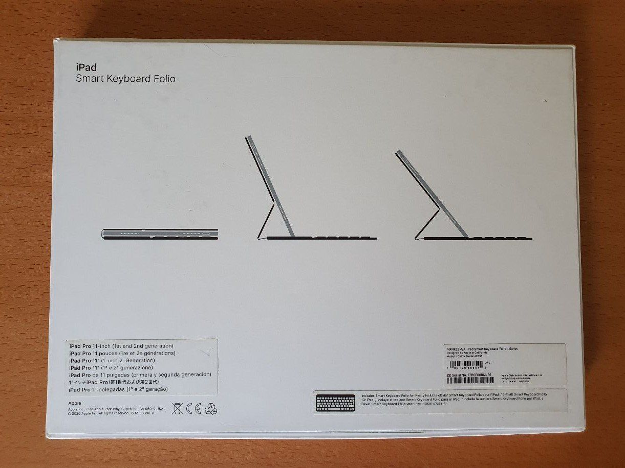 Apple Tastiere: Apple Smart Keyboard Folio für iPad 11 – Usato da Rheinfelden venduto da 100angela 1