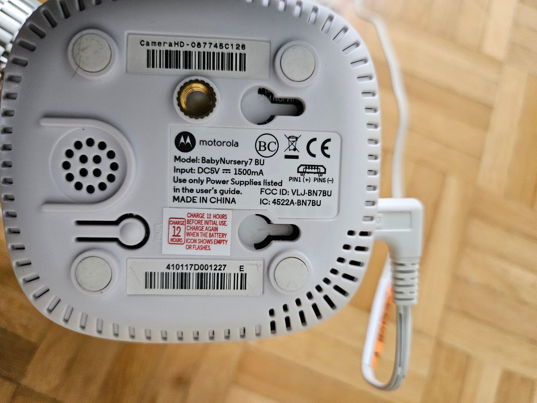 Motorola Babyphone: Motorola Babykamera – Usato da Unterengstringen venduto da saraman 2