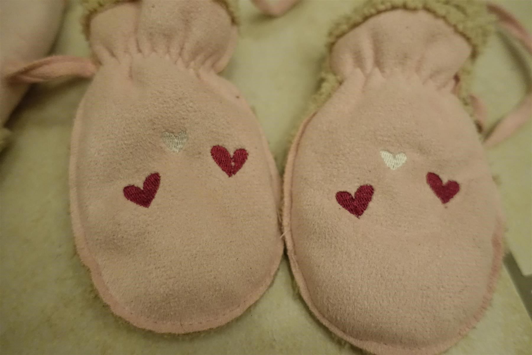 Guanti: Handschuhe Kappe Schal rosa Grösse 62 Se – Nuovo (secondo la descrizione) da Aesch ZH venduto da Goonies_1 1