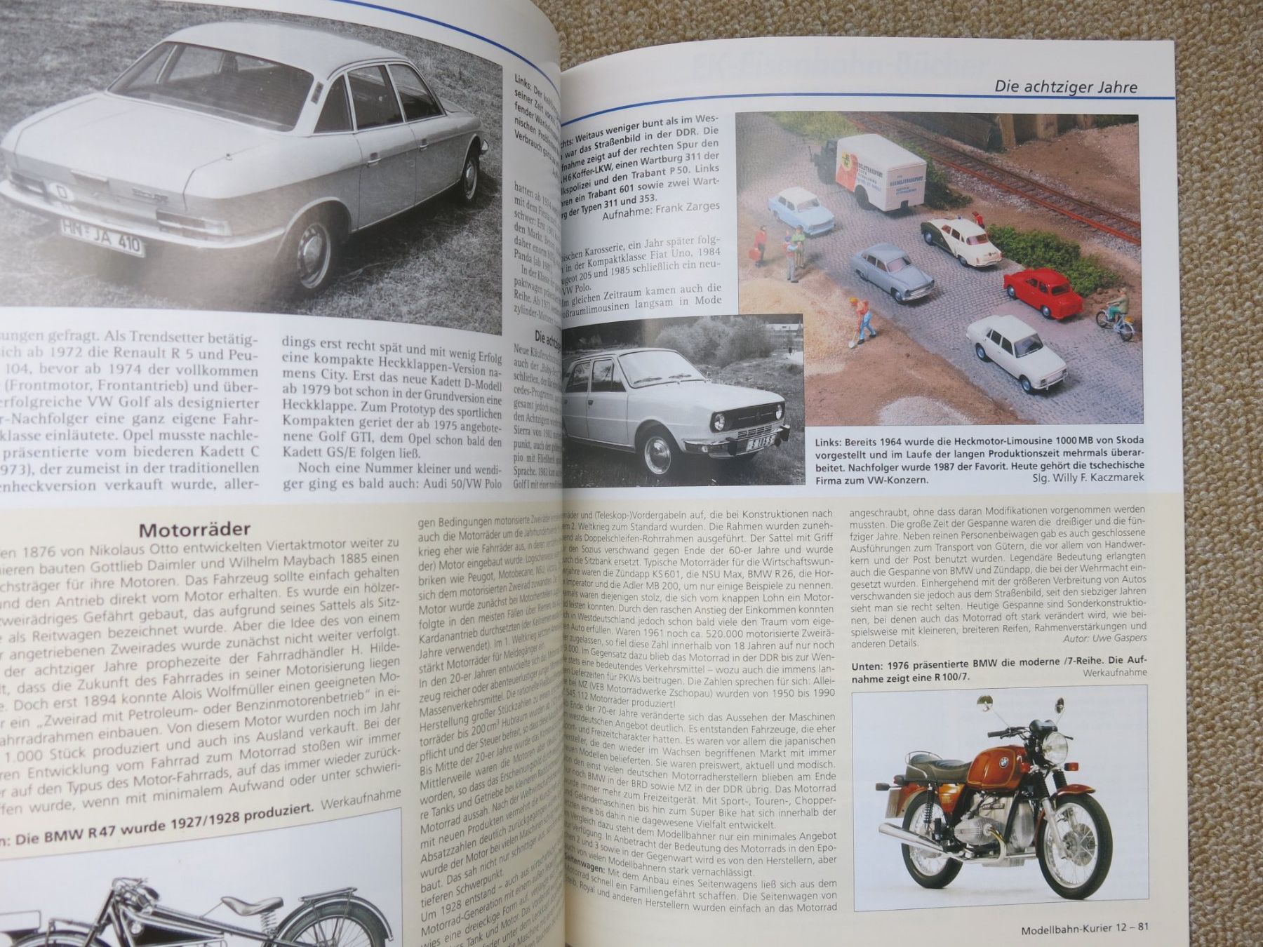 Riviste & Magazine: Modellbahn-Kurier 12 Modellbahn-Epochen Teil 2 2003 – Usato da Birsfelden venduto da myshop 2