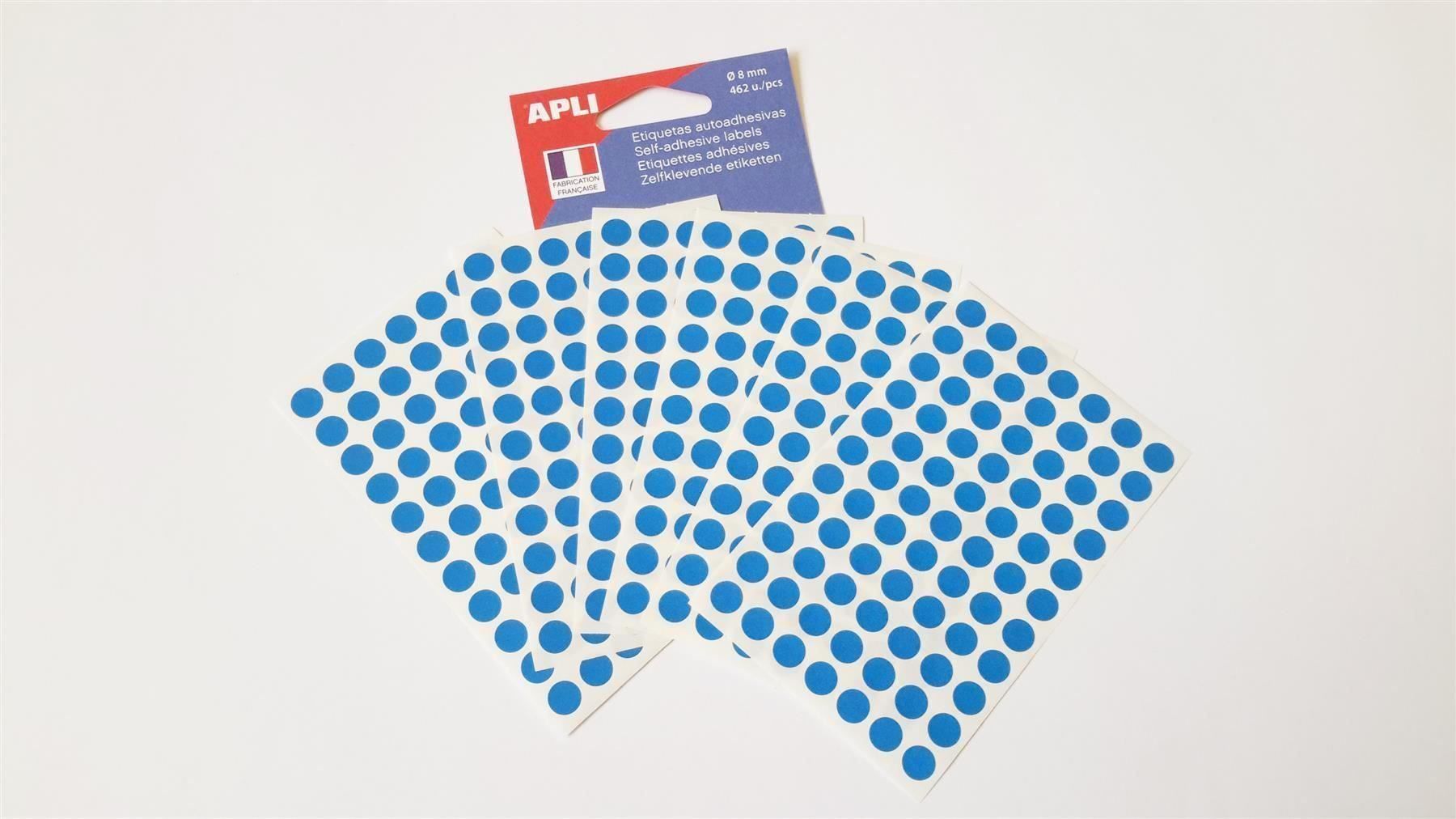 Sticker: Markierungspunkte, blau, 8mm, 462 Stück – Nuovo e nell'imballaggio originale da St. Gallen venduto da cointec 3