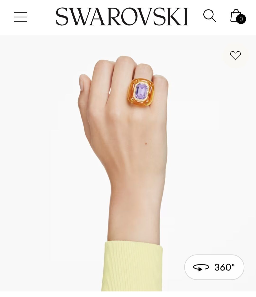 Swarovski Anelli: Swarovski Cocktail Ring Dulcis – Nuovo (secondo la descrizione) da Hellbühl venduto da d.d.d.125 1