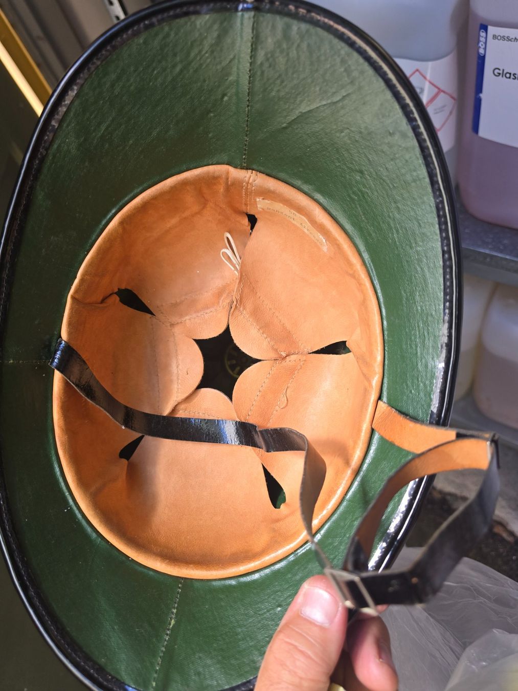 Copricapi, berretti & cappellini: Historischer Helm. St. GALLER KANTONSPOLIZEI – Usato da St gallen venduto da bb_12 2