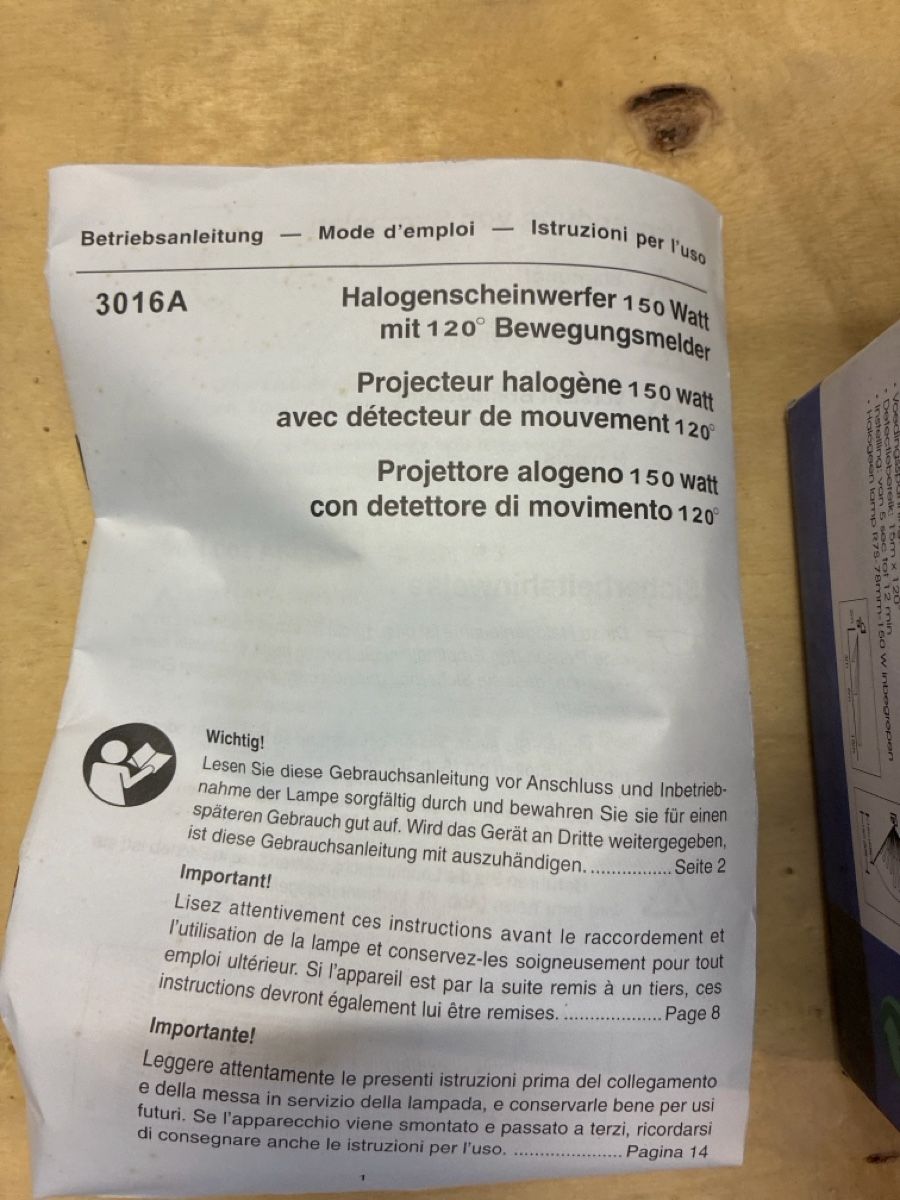 Scheinwerfer: Halogenscheinwerfer 150Watt – Neu (gemäss Beschreibung) aus Esslingen von HP1973 1