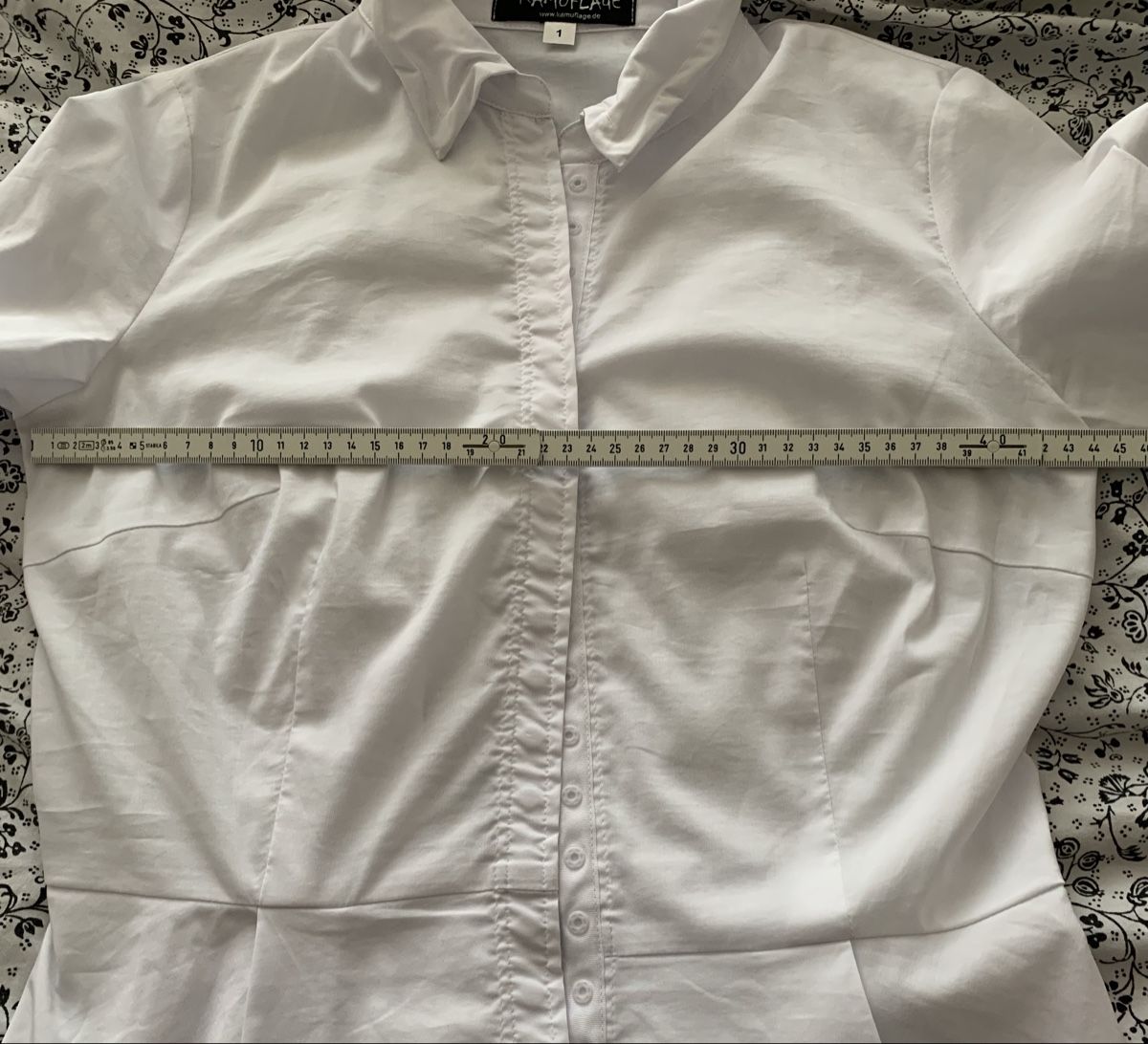 Blusen: Weisse Bluse Gr. 36/S, tailliert – Neu und originalverpackt aus Herisau von mikeho2000 7
