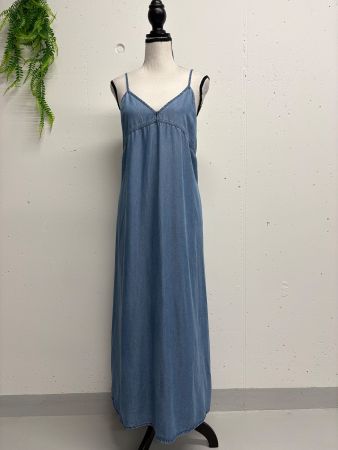 Pinko Yoga Midikleid blau Lyocell Gr. S schöner Rücken