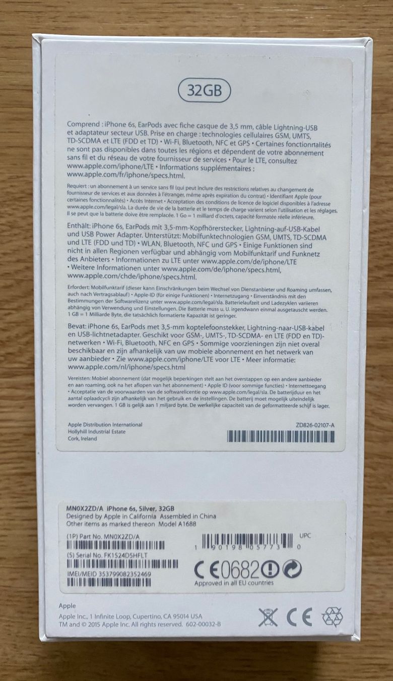Apple Telefoni cellulari / Smartphones: iPhone 6s silver 32GB – Usato da Rafz venduto da SaintCruz 8