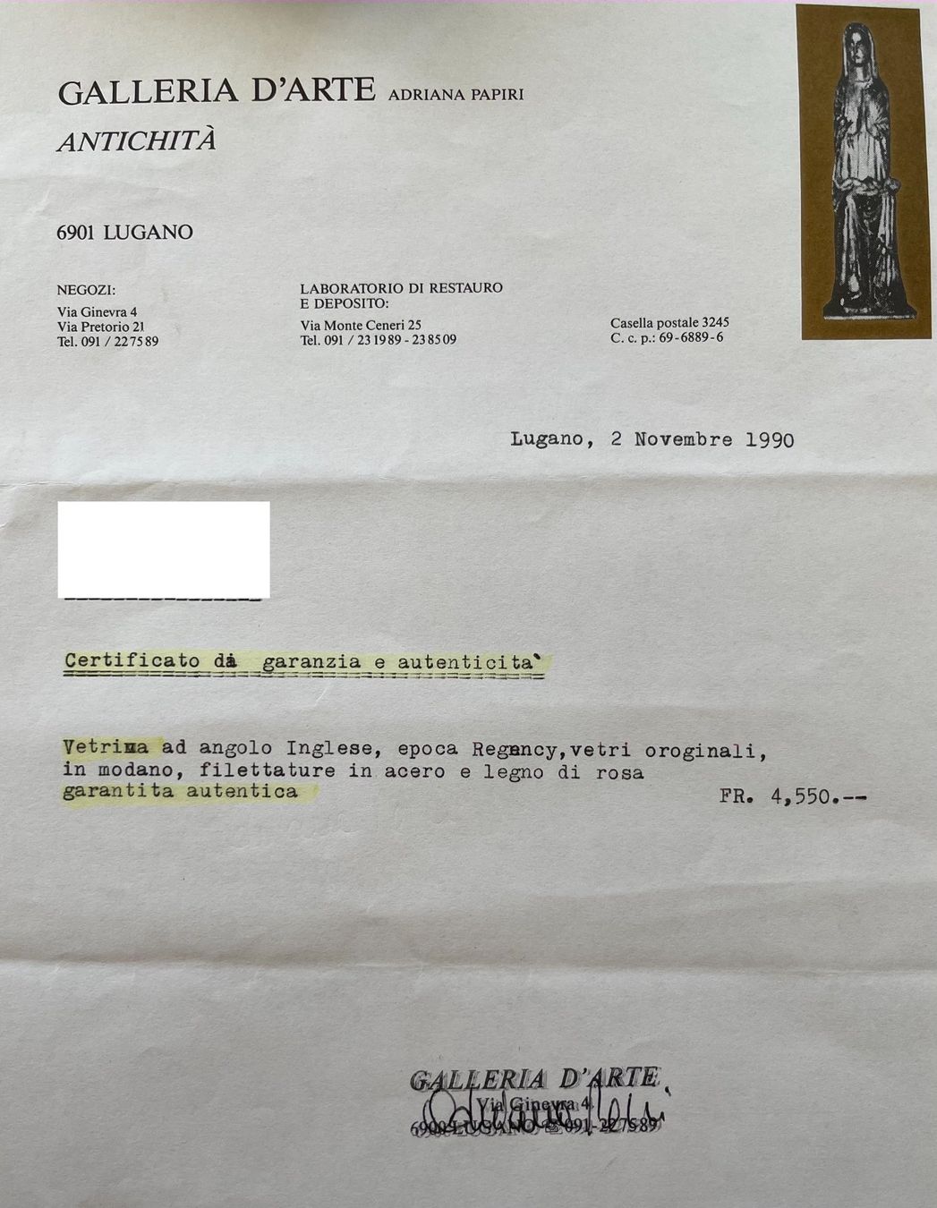 Vetrine: Vetrina ad angolo Regency – Usato da Gentilino venduto da fra_cp55 1