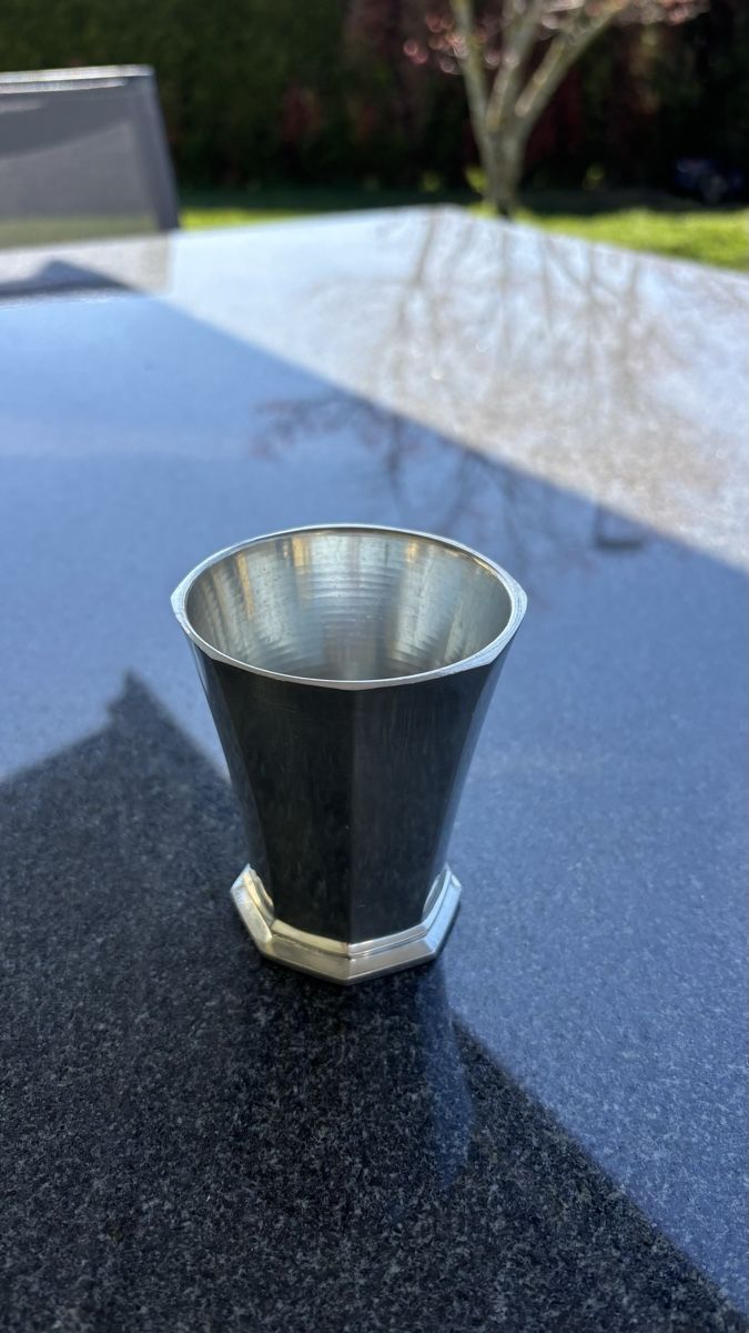 Tazze: Alte Grappa Tasse aus Zinn – Usato da Gunzwil venduto da mel_gd8m