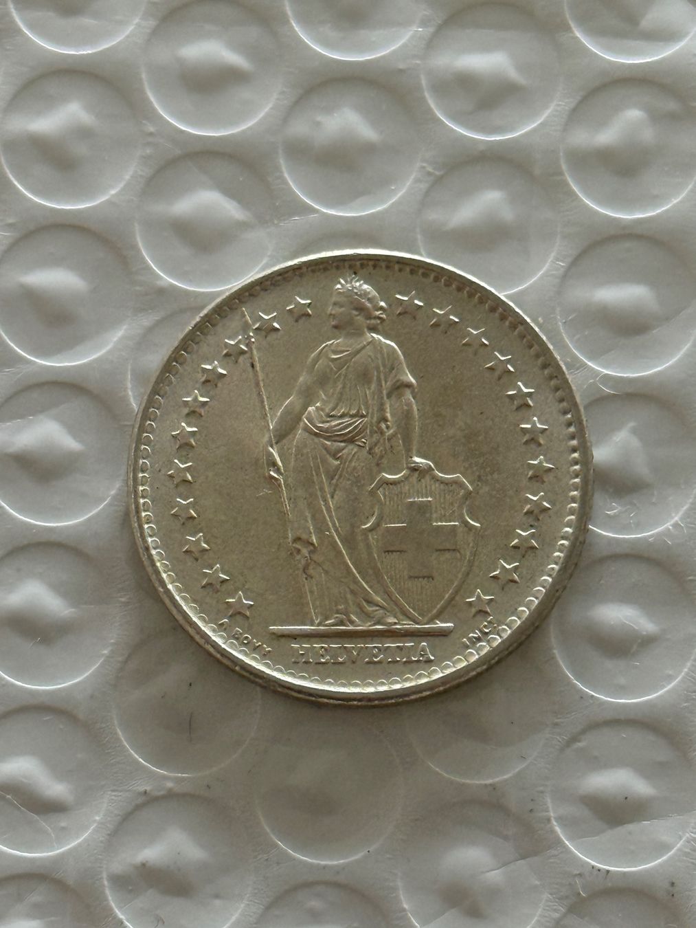 Tutti le monete: 2 Franken 1965  Unz / Stgl – Nuovo (secondo la descrizione) da Wallisellen venduto da SWISS_SILVER1 1