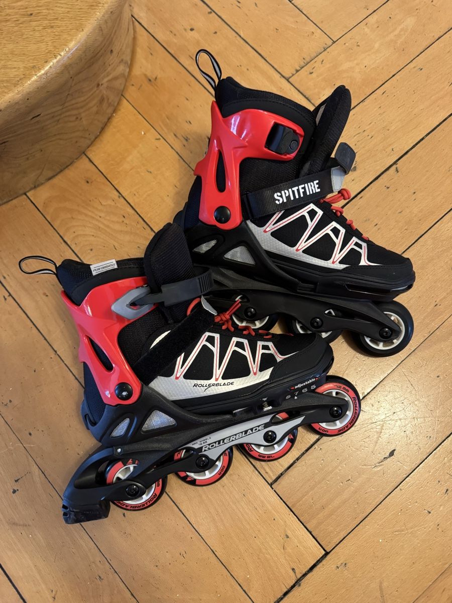 Pattini in linea & Pattini a rotelle: Inline Skates Rollerblade Spitfire used adjustable – Usato da Zürich venduto da Glam08 4