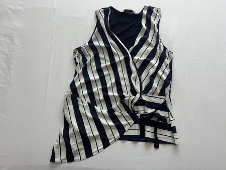 Damen Top lang blau/weiss "Mint Velvet" Grösse M/L (14)